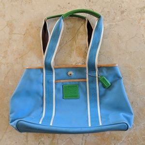 Genuine Coach Hampton Nylon Tote L05U-IR5656